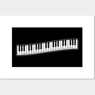 Learn Music - Piano Keyboard Posters and Art